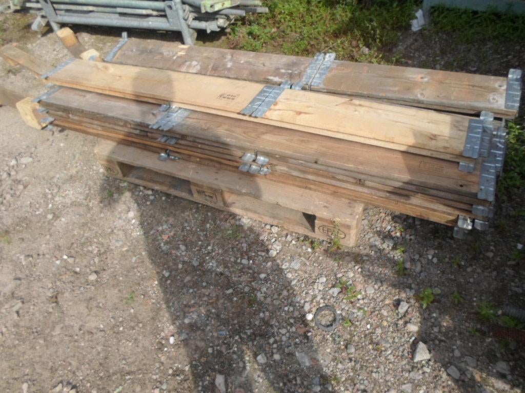 aangeboden palletranden palletrand europallet afmeting, Doe-het-zelf en Verbouw, Kratten en Dozen, Gebruikt, 100 cm of meer, Opvouwbaar