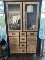 Buffetkast, Huis en Inrichting, Kasten | Buffetkasten, Ophalen, 100 tot 150 cm, Glas, Zo goed als nieuw