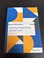 Inleiding Nederlands Sociaal Recht - Zo goed als nieuw, Boeken, Studieboeken en Cursussen, Ophalen of Verzenden, Gamma, Zo goed als nieuw