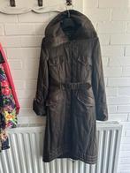 Luxe dames warme winterjas leer met stof, Ophalen of Verzenden, Nieuw, Maat 38/40 (M)