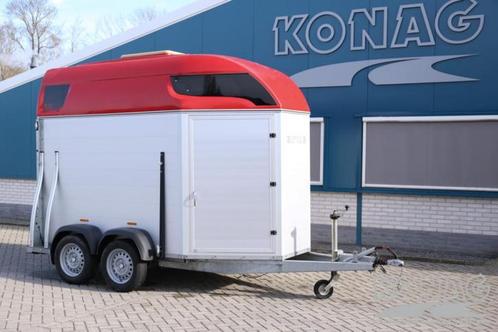 Tweedehands: Sirus S77 2 paardstrailer met zadelkamer, Zakelijke goederen, Partijgoederen en Retail | Verkoopwagens