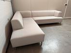 Hoekbank Wit | Gereinigd | Snelle levering, 250 tot 300 cm, Hoekbank, Ophalen of Verzenden, Zo goed als nieuw