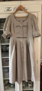 Linnen polyester landhaus oktober fest jurk mt 44 zgan, Maat 42/44 (L), Ophalen of Verzenden, Zo goed als nieuw, Landhaus meio