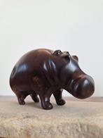 Ebbenhouten Afrikaans nijlpaard, Antiek en Kunst, Ophalen of Verzenden