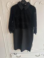 Nieuw zwart kanten jurk merk Hallhuber maat 36, Zwart, Nieuw, Ophalen of Verzenden, Knielengte