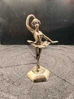 Zilveren miniatuur ballerina op voet - 800 zilver, Ophalen of Verzenden