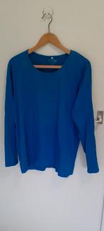 T-shirt met lange mouwen in prachtige blauwe kleur, maat 54, Blauw, Maat 46/48 (XL) of groter, Ophalen of Verzenden, Zo goed als nieuw