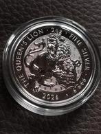 2 oz .999 zilver Tudor Beasts Queen's Lion, Ophalen, Zilver