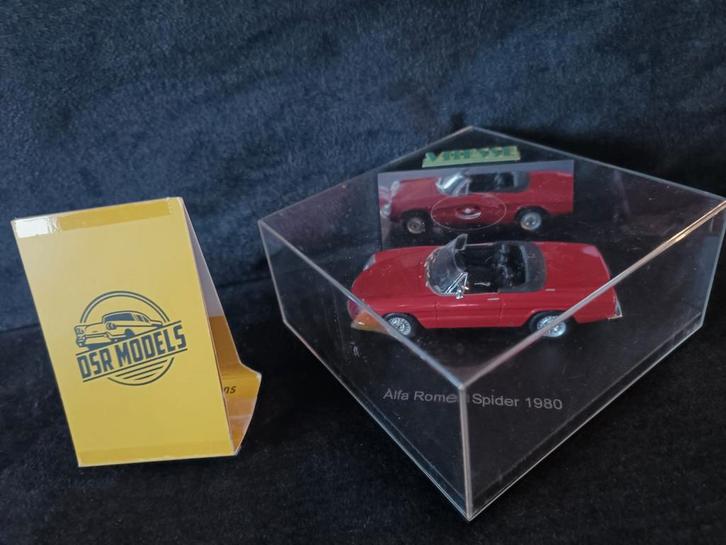 1:43 Alfa Romeo Spider 1980, Hobby en Vrije tijd, Modelauto's | 1:43, Nieuw, Auto, Overige merken, Ophalen of Verzenden