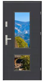 Nieuwe stalen buitendeur – 100 cm – 68 mm, Doe-het-zelf en Verbouw, Nieuw, Buitendeur, Metaal, 200 tot 215 cm