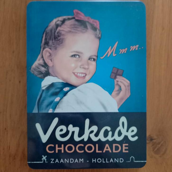 Vintage Verkade Blik, Verzamelen, Blikken, Ophalen of Verzenden