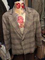 Vintage geruite blazer, Overige maten, Ophalen of Verzenden, Zo goed als nieuw, Bruin