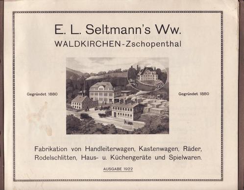 E.L. Seltmann's Ww 1922 catalogus keukengerei Tivoli flipper, Boeken, Catalogussen en Folders, Gelezen, Catalogus, Verzenden