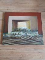 Abstract Schilderij - Ankie Manders 2003 54x48cm, Antiek en Kunst, Kunst | Schilderijen | Klassiek, Ophalen of Verzenden