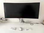 LG 35WN75C-B Ultrawide monitor QHD HDR VRR, Computers en Software, Monitoren, Thunderbolt, Curved, VA, Zo goed als nieuw