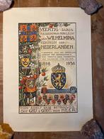 Wilhelmina Jubileum Affiche 1898-1938, Verzamelen, Ophalen of Verzenden
