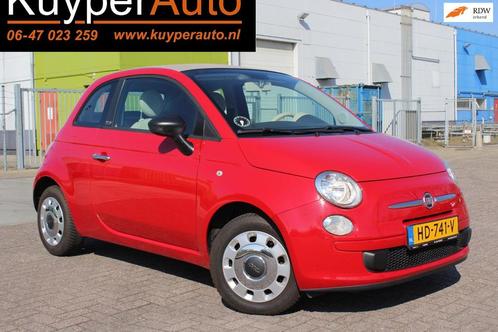 Fiat 500 C 1.2 Lounge Cabrio softtop airco parkeersensoren, Auto's, Fiat, Bedrijf, Te koop, 500C, ABS, Airbags, Airconditioning