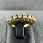 Gouden Ring | 18k* | 2,5g |rijring briljanten|16,5| 375482, Sieraden, Tassen en Uiterlijk, Gebruikt, Ophalen of Verzenden, Kleiner dan 17
