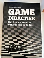 Gamedidactiek Studieboek - Lerarenopleiding, Ophalen of Verzenden, Gamma, Zo goed als nieuw, HBO