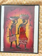 Afrikaans Schilderij met Frame, Verzenden