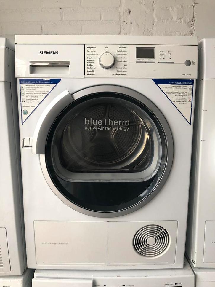 €199 A++ 7kg Warmtepomp droger Siemens iQ700 MET GARANTIE, Witgoed en Apparatuur, Wasdrogers, Zo goed als nieuw, Overige typen