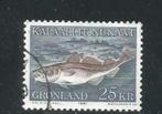 Groenland Mi. 129, Verzenden, Denemarken, Gestempeld