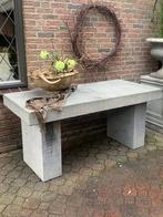 Prachtige betonnen tafel/tuintafel, Huis en Inrichting, Ophalen, Vijf personen of meer, Rechthoekig, 50 tot 100 cm