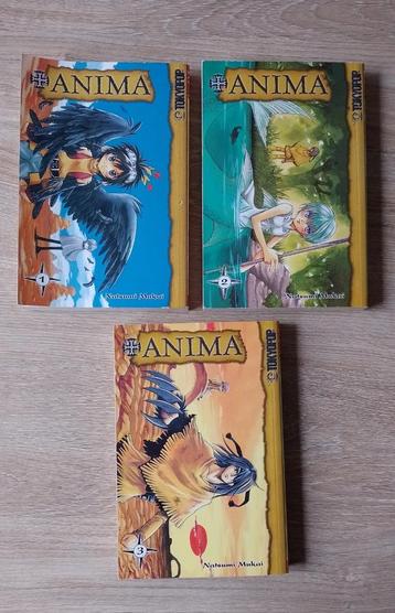 Manga +anima vol 1 2 3 2006 Natsumi Mukai anima tokyopop beschikbaar voor biedingen