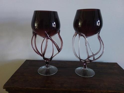 Glaswerk zgn Kwallen Vazen, Antiek en Kunst, Kunst | Designobjecten, Ophalen