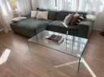 Vintage glazen salontafel 127x70x36, Ophalen