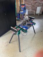 Metabo afkortzaag op Parkside tafel, Doe-het-zelf en Verbouw, Gereedschap | Zaagmachines, Ophalen, Gebruikt, Afkortzaag, 30 tot 70 mm