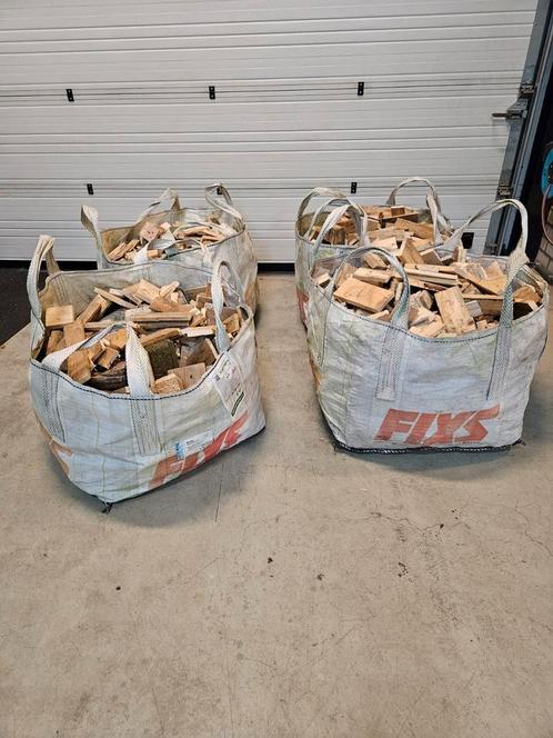 Haardhout, pallethout, kachelhout in big bags, bezorging !!!, Tuin en Terras, Haardhout, Blokken, Overige houtsoorten, Minder dan 3 m³