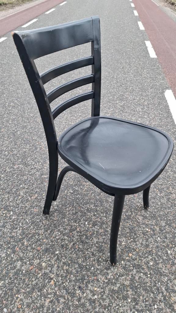 16 thonet cafe bistro stoelen gebogen hout partij + krukken, Ophalen of Verzenden, Bruin, Hout, Vijf, Zes of meer stoelen