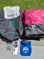 North Orbit 9 Reach 11&12, Watersport en Boten, Kitesurfen, Geen board, Ophalen of Verzenden, Zo goed als nieuw, 9 m²