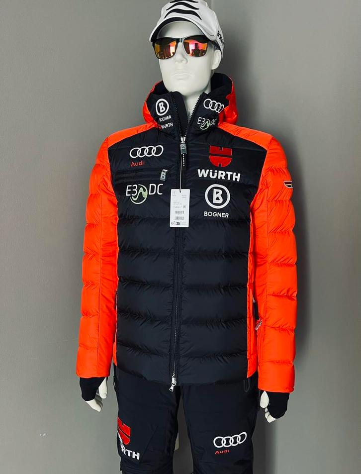 Bogner DSV TEAM wedstrijd skijas donsjas Uniek! Nieuw:€ 3699, Kleding | Heren, Wintersportkleding, Nieuw, Jack, Maat 52/54 (L)