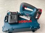Bosch GST 18V-125 B accu decoupeerzaagmachine) 18V 5 Ah accu, Ophalen of Verzenden, Zo goed als nieuw, Bosch, Decoupeerzaag