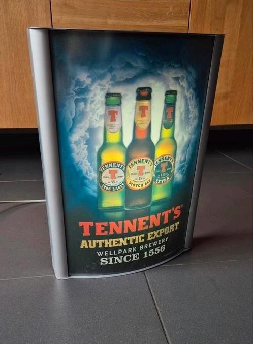 Tennent's Schots Bier Lichtreclame, Verzamelen, Biermerken, Gebruikt, Overige typen, Overige merken, Ophalen of Verzenden