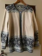 Noorse vest ecru/blauw XXL - warme winter, Kleding | Dames, Ophalen of Verzenden, Zo goed als nieuw, Maat 46/48 (XL) of groter