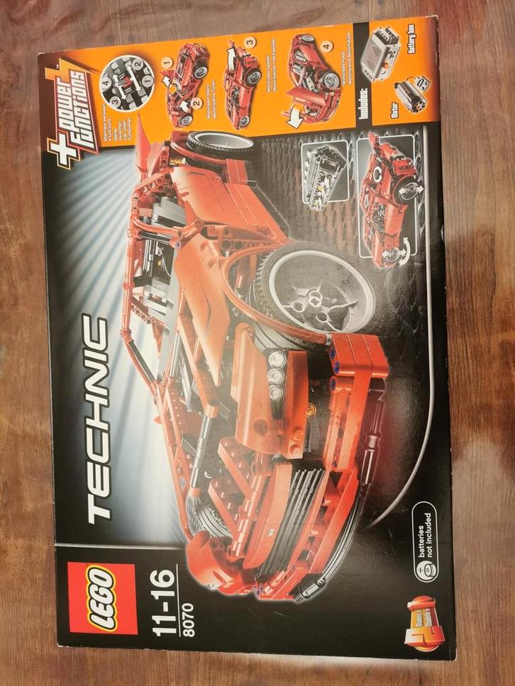 Lego Technic 8070 - Supercar - Nieuw in doos!, Kinderen en Baby's, Speelgoed | Duplo en Lego, Nieuw, Lego, Complete set, Ophalen of Verzenden