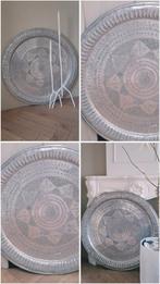 Xxl marrokkaans dienblad 96 !, Ophalen of Verzenden, Zo goed als nieuw, Rond, Overige materialen