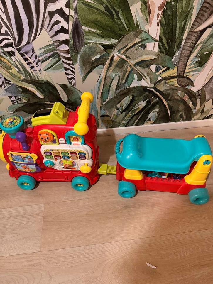 Vtech Rijd en Leer Locomotief, Kinderen en Baby's, Speelgoed | Babyspeelgoed, Gebruikt, Auto, Met licht, Ophalen
