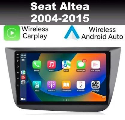 Seat Altea 9inch radio navigatie android 14 apple carplay, Auto diversen, Autoradio's, Nieuw, Ophalen of Verzenden
