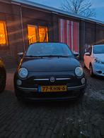 Fiat 500 1.2 AUT 51KW 2009 Zwart, Auto's, Fiat, 1242 cc, 4 cilinders, Zwart, Origineel Nederlands
