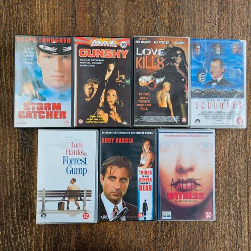 VHS film van alles, nieuw in folie, zie foto's titels (4), Cd's en Dvd's, VHS | Film, Nieuw in verpakking, Ophalen of Verzenden