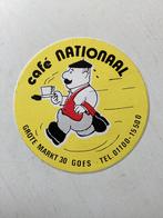 Sticker Cafe Nationaal in Goes, Verzenden, Zo goed als nieuw