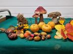 Herfst decoratie bladeren paddenstoelen enz, Huis en Inrichting, Ophalen of Verzenden