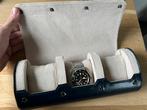 Horloge rol / travel case voor 3 horloges, 30 cm of meer, Blauw, Minder dan 35 cm, Ophalen of Verzenden
