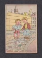 Ansichtkaart Karel Links Kleuters Gebroken Beker Jaren 40., Ophalen of Verzenden, 1940 tot 1960, Ongelopen, Kinderen