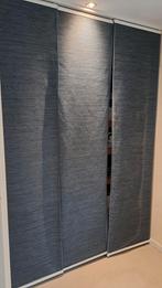 paneelgordijnen Ikea, blauw, Ophalen of Verzenden, Gebruikt, Blauw, 200 cm of meer
