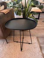 Bijzettafel zwart Karwei, Huis en Inrichting, Tafels | Bijzettafels, 45 tot 60 cm, Minder dan 55 cm, Gebruikt, Metaal of Aluminium